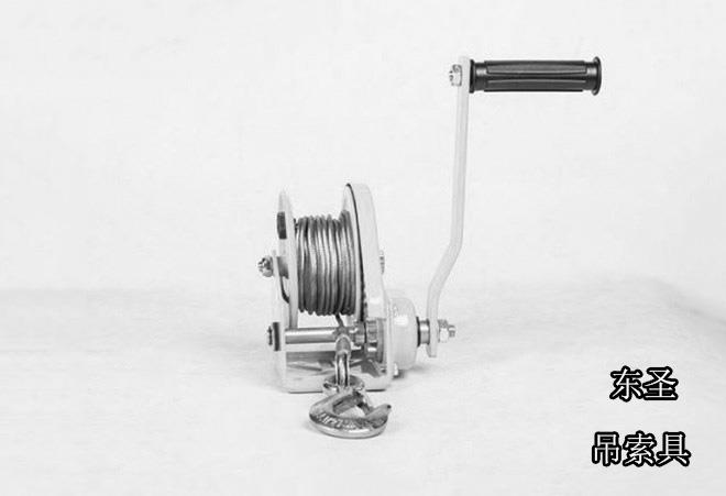 游艇上岸裝載小板車用手動(dòng)絞盤1200LBS軸承款